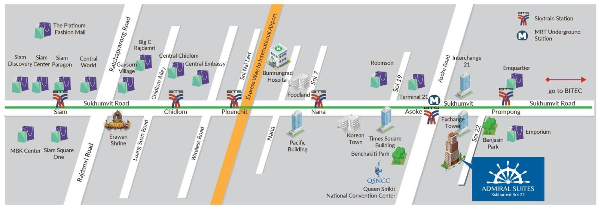 Admiral Suites Bangkok Zewnętrze zdjęcie